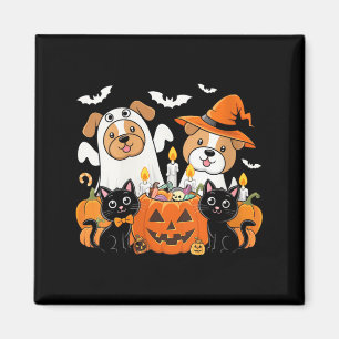 Imã Vestido engraçado de Halloween para mulheres cacho
