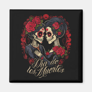 Imã Vestido feminino La Catrina elegante Dia Dos