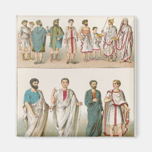 Imã Vestido romano, de "do der Voelker Trachten", 1864