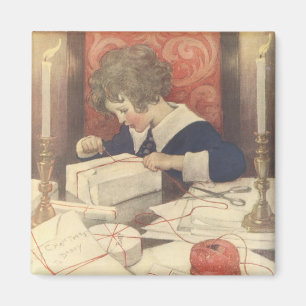 Imã Vestidos de Natal, Jessie Willcox Smith