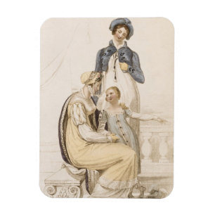 Ímã Vestidos de passeio, placa de forma de Ackermann