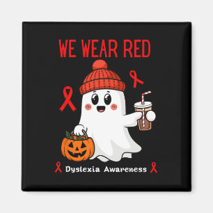 Imã Vestimos a consciência da dislexia vermelha Mês di