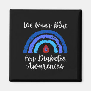 Imã Vestimos Azul Para O Mês De Consciência Da Diabete
