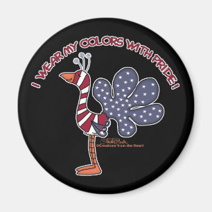 Imã Vestir minhas cores com orgulho
