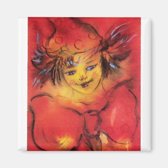 IMÃ VESTUÁRIO COM BORRACHA VERMELHA (Frente)