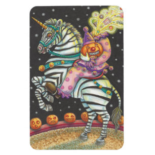 ÍMÃ VESTUÁRIO DO CIRCO SONORO, UNICORN ZEBRA MAGNET