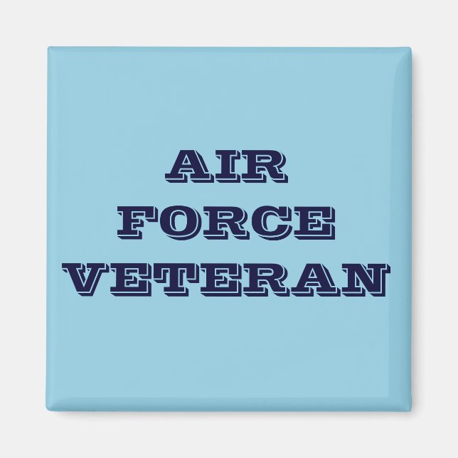 Imã Veterano da Força Aérea do Magnet (Frente)