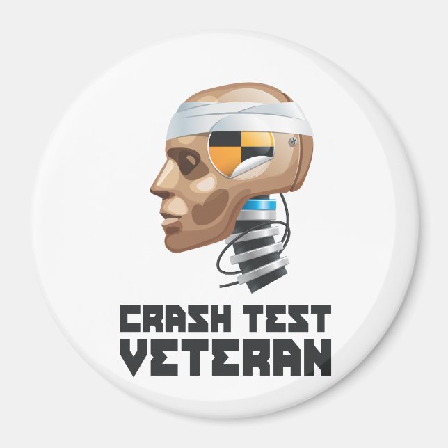 Imã Veterano de teste de colisão (Frente)