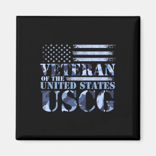 Imã Veterano Dos Estados Unidos Uscg Camo America Fla