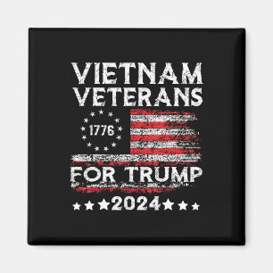 Imã Veteranos do Vietnã Para Trump 2025 Bandeira Ameri