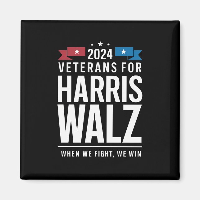 Imã Veteranos Para Harris Walz 2024 Presidencial (Frente)