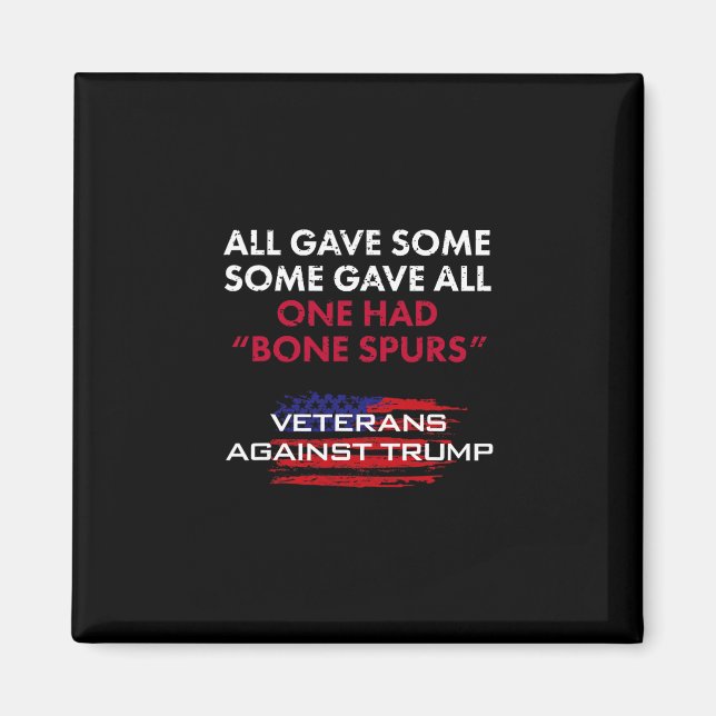 Imã Veterans Anti-trump Draft Dodger Bone Spurs For Ve (Frente)