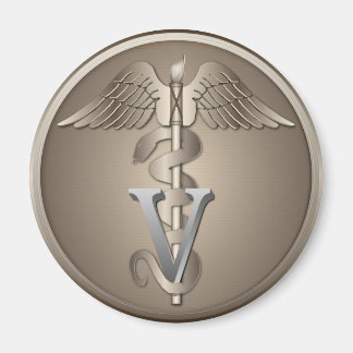 Imã Veterinarian Caduceus