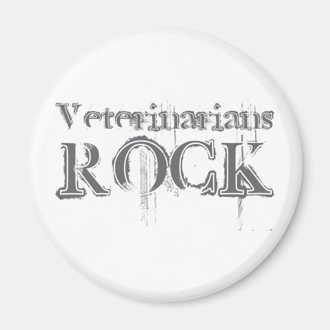 Imã Veterinarians Rock (Frente)