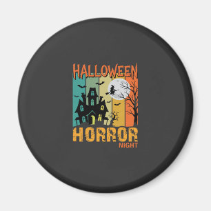Imã Vetor de Casa Assombrada da Noite do Terror de Hal