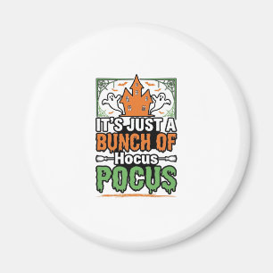 Imã Vetor de design de citação de Halloween Hocus Pocu