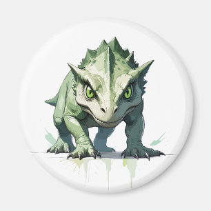 Imã Vetor de Dinossauro, Retrato Gráfico, Espírito Ani