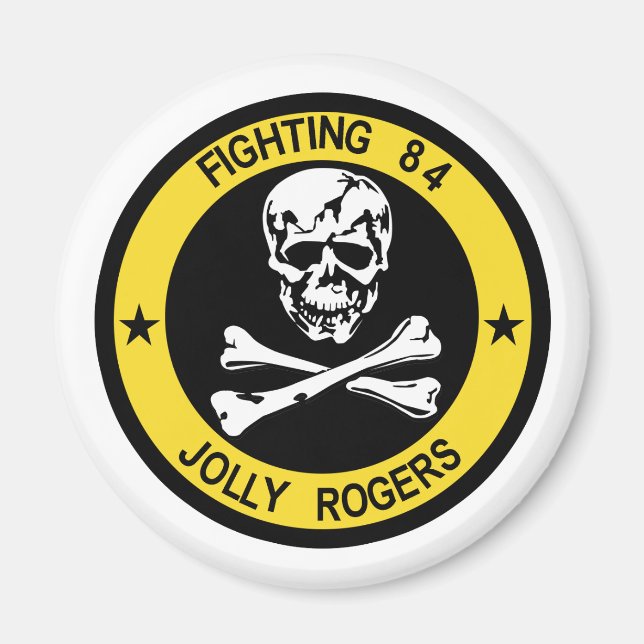 Imã VF-84 Jolly Rogers Magnet (Frente)
