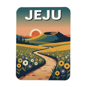 Ímã Viagem à Ilha de Jeju, Coreia do Sul