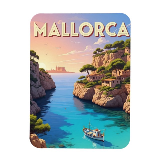 Ímã Viagem a Mallorca Espanha (Vertical)