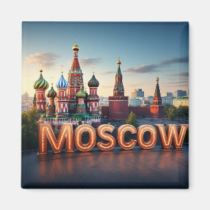 Imã 🧲 Viagem a Moscou Rússia Memória 🇷🇺