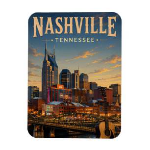 Ímã Viagem a Nashville Ritmo Sulista