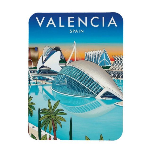 Ímã Viagem a Valência Espanha (Vertical)