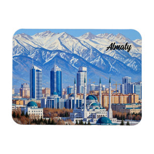 Ímã Viagem Almaty Cazaquistão