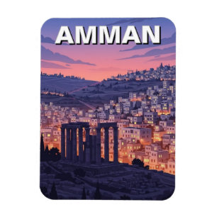 Ímã Viagem Amã Jordânia