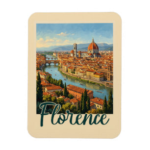 Ímã Viagem Antiga Florença Itália