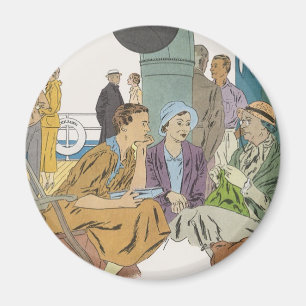 Imã Viagem Antiga, Passageiros de Navio de Cruzeiro no