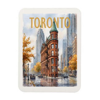 Ímã Viagem Antiga Toronto Canadá