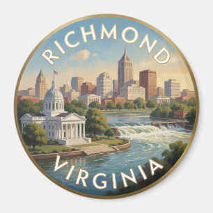 Imã Viagem ao Capitólio de Richmond Virgínia