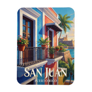 Ímã Viagem ao Centro Histórico de San Juan Porto Rico