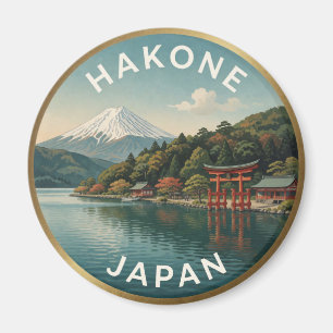 Imã Viagem ao Lago Ashi no Japão em Hakone