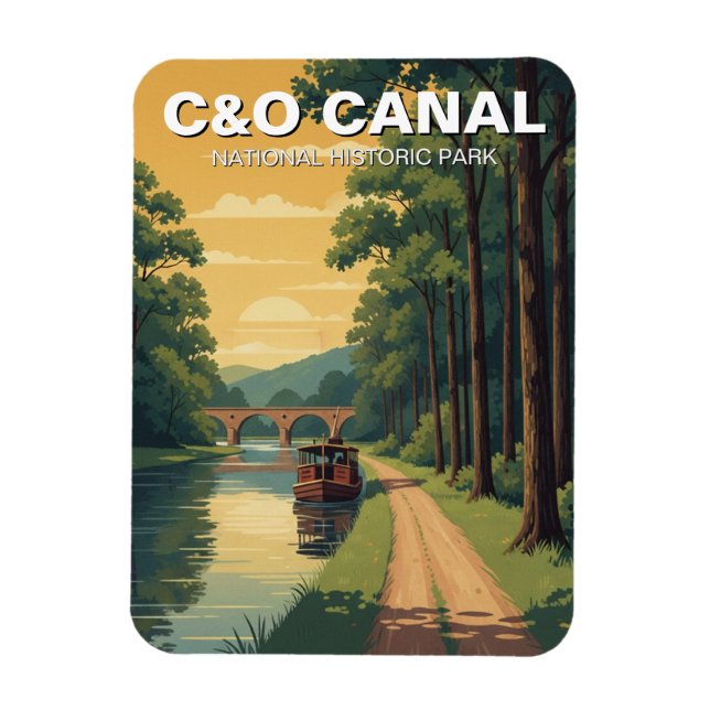 Ímã Viagem ao Parque Histórico Nacional C&O (Vertical)