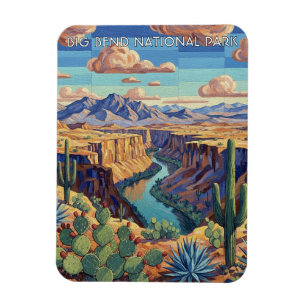 Ímã Viagem ao Parque Nacional Big Bend