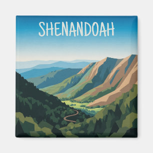 Imã Viagem ao Parque Nacional Shenandoah