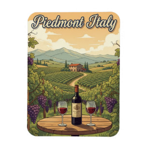 Ímã Viagem ao Piemonte Itália