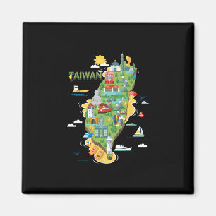 Imã Viagem ao redor da Ásia Taiwan Taipei Férias em Fa