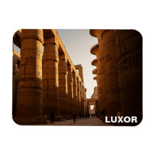 Ímã Viagem ao Templo de Karnak em Luxor Egito