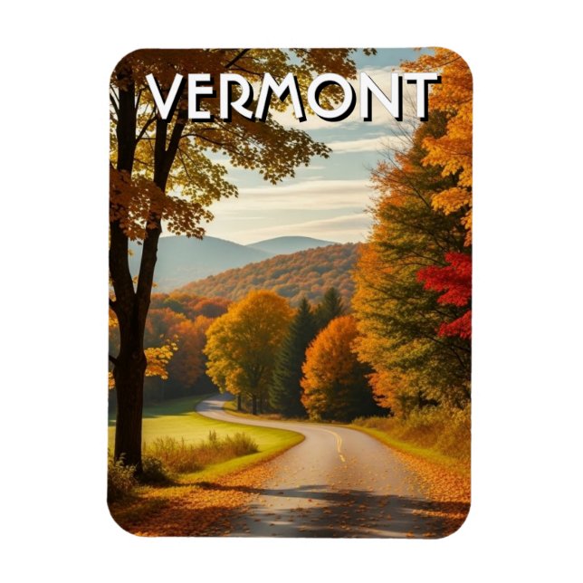 Ímã Viagem ao Vermont (Vertical)