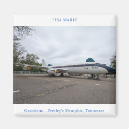 Imã Viagem Art Lisa Marie Elvis Presley Magnet