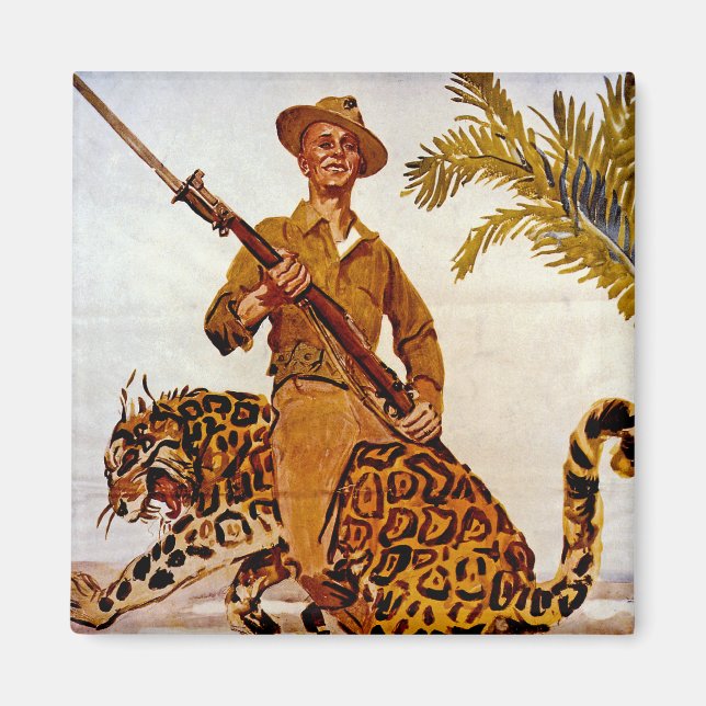 Imã Viagem? Aventura? Junte-se aos fuzileiros! (Frente)