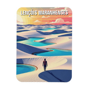 Ímã Viagem Brasil Lençóis Maranhenses