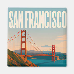 Imã ❤️ Viagem com Estilo pelo Golden Gate de São Franc