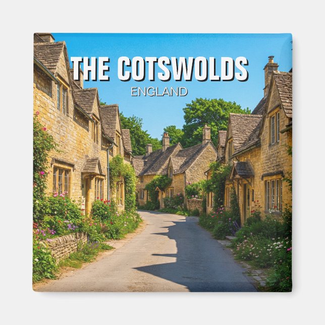 Imã Viagem da Inglaterra de Cotswolds (Frente)