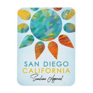Ímã Viagem da luz do sol de San Diego Califórnia