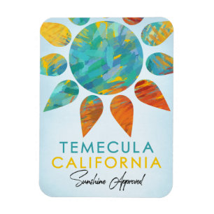 Ímã Viagem da luz do sol de Temecula Califórnia