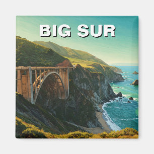 Imã Viagem da ponte Big Sur California Bixby